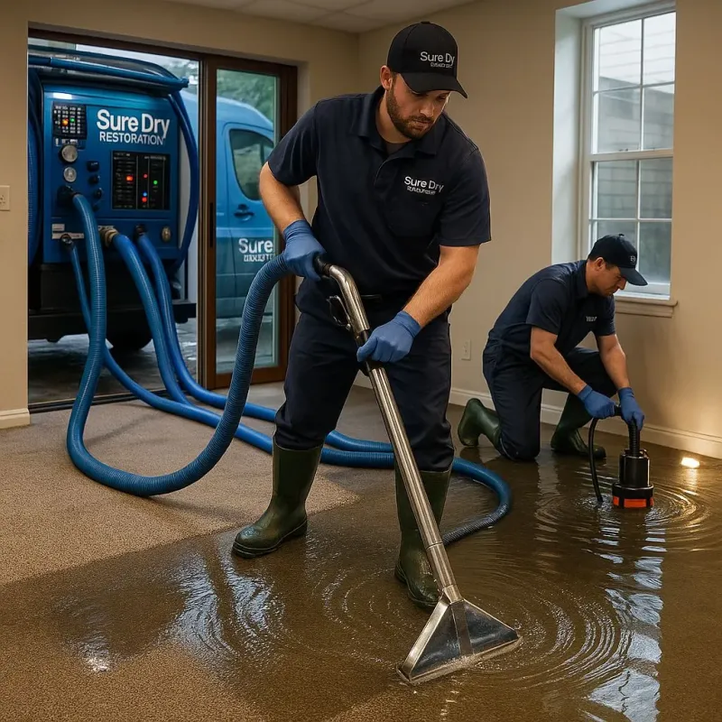 Water Extraction and Removal process in Bellair-Meadowbrook Terrace, FL